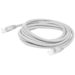 AddOn ADD-2FCAT6-WE 2ft RJ-45 (Male) to RJ-45 (Male) Straight White Cat6 UTP PVC Copper Patch Cable