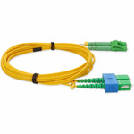 AddOn ADD-ALC-ASC-2M9SMF 2m ALC (Male) to ASC (Male) Yellow OS2 Duplex Fiber OFNR (Riser-Rated) Patch Cable