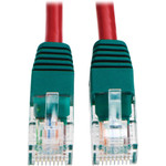 Tripp Lite N010-010-RD Cat5e 350 MHz Crossover Molded (UTP) Ethernet Cable (RJ45 M/M) PoE Red 10 ft. (3.05 m)