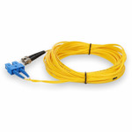 AddOn ADD-ST-SC-10M9SMF 10m SC (Male) to ST (Male) Yellow OS2 Duplex Fiber OFNR (Riser-Rated) Patch Cable
