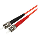 StarTech 50FIBLCST5 5m Fiber Optic Cable - Multimode Duplex 50/125 - LSZH - LC/ST - OM2 - LC to ST Fiber Patch Cable