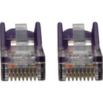 Tripp Lite N001-003-PU Cat5e 350 MHz Snagless Molded (UTP) Ethernet Cable (RJ45 M/M) PoE Purple 3 ft. (0.91 m)