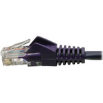 Tripp Lite N001-003-PU Cat5e 350 MHz Snagless Molded (UTP) Ethernet Cable (RJ45 M/M) PoE Purple 3 ft. (0.91 m)