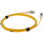 AddOn ADD-LC-LC-3M5OM4-YW 3m LC (Male) to LC (Male) Yellow OM4 Duplex Fiber OFNR (Riser-Rated) Patch Cable