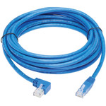 Tripp Lite N204-015-BL-LA Left-Angle Cat6 Gigabit Molded UTP Ethernet Cable (RJ45 Left-Angle M to RJ45 M) Blue 15 ft. (4.57 m)