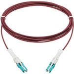 Tripp Lite N822C-05M-MG 400G Duplex Multimode 50/125 OM4 Fiber Optic Cable (CS-PC/CS-PC) Round LSZH Jacket Magenta 5 m