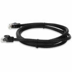AddOn ADD-1FCAT6A-BK 1ft RJ-45 (Male) to RJ-45 (Male) Straight Black Cat6A UTP PVC Copper Patch Cable