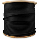 AddOn ADD-CAT6A1KFO-BK 1000ft Non-Terminated Black Cat6A FTP Outdoor Rated Copper Patch Cable