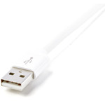 StarTech USBLT2MW 2m (6ft) Long White Apple�&reg; 8-pin Lightning Connector to USB Cable for iPhone / iPod / iPad