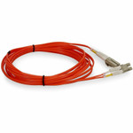 AddOn ADD-LC-LC-1M6MMF 1m LC (Male) to LC (Male) Orange OM1 Duplex Fiber OFNR (Riser-Rated) Patch Cable