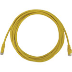 Tripp Lite N261-020-YW Cat6a 10G Snagless Molded UTP Ethernet Cable (RJ45 M/M), PoE, Yellow, 20 ft. (6.1 m)