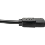 Tripp Lite PDU Power Cord C13 to C14 10A 250V 18 AWG 4 ft. (1.22 m) Black