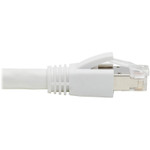 Tripp Lite N272-040-WH Cat8 25G/40G-Certified Snagless Shielded S/FTP Ethernet Cable (RJ45 M/M) PoE White 40 ft. (12.19 m)