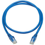 Tripp Lite N201P-003-BL Cat6 Gigabit Snagless Molded UTP Ethernet Cable (RJ45 M/M) PoE CMR-LP Blue 3 ft. (0.91 m)