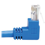 Tripp Lite N204-015-BL-UP Up-Angle Cat6 Gigabit Molded UTP Ethernet Cable (RJ45 Right-Angle Up M to RJ45 M) Blue 15 ft. (4.57 m)