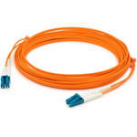 AddOn ADD-LC-LC-10M5OM2 10m LC (Male) to LC (Male) Orange OM2 Duplex Fiber OFNR (Riser-Rated) Patch Cable