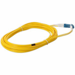 AddOn ADD-LC-LC-2M9SMF-TAA 2m LC (Male) to LC (Male) Yellow OS2 Duplex Fiber TAA Compliant OFNR (Riser-Rated) Patch Cable