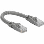 AddOn ADD-8INCAT6-GY 0.67ft RJ-45 (Male) to RJ-45 (Male) Straight Gray Cat6 UTP Copper Patch Cable