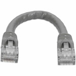 AddOn ADD-8INCAT6-GY 0.67ft RJ-45 (Male) to RJ-45 (Male) Straight Gray Cat6 UTP Copper Patch Cable