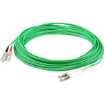 AddOn ADD-SC-LC-7M9SMF-GN 7m LC (Male) to SC (Male) Green OS2 Duplex Fiber OFNR (Riser-Rated) Patch Cable