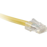 ENET C5E-YL-NB-30-ENC Cat5e Yellow 30 Foot Non-Booted (No Boot) (UTP) High-Quality Network Patch Cable RJ45 to RJ45 - 30Ft