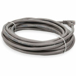 AddOn ADD-35FCAT6-GY 35ft RJ-45 (Male) to RJ-45 (Male) Straight Gray Cat6 UTP PVC Copper Patch Cable