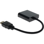 AddOn 0B47069-AO 0B47069 Compatible HDMI 1.3 Male to VGA Female Black Active Adapter For Resolution Up to 1920x1200 (WUXGA)