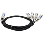 AddOn DAC-Q56DD4Q282-5M-AO Twinaxial Network Cable