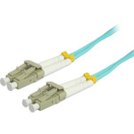 Comprehensive LC-LC-OM3-3M 3M 10Gb LC/LC Duplex 50/125 Multimode Fiber Patch Cable - Aqua