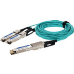 AddOn AOC-Q28DD-2Q28-100G-10M-AO Fiber Optic Network Cable