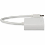 AddOn MB570Z/B-AO Apple Computer MB570Z/B Compatible Mini-DisplayPort 1.1 Male to DVI-I (29 pin) Female White Adapter For Resolution Up to 1920x1200 (WUXGA)