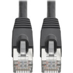 Tripp Lite N262-020-BK Cat6a 10G Snagless Shielded STP Ethernet Cable (RJ45 M/M) PoE Black 20 ft. (6.09 m)