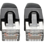 Tripp Lite N262-020-BK Cat6a 10G Snagless Shielded STP Ethernet Cable (RJ45 M/M) PoE Black 20 ft. (6.09 m)