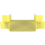 Panduit FRFWC12X4LYL FiberRunner 4-Way Cross Fitting - 12x4 - Yellow