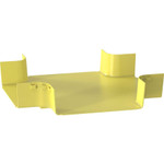 Panduit FRFWC12X4LYL FiberRunner 4-Way Cross Fitting - 12x4 - Yellow