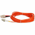 AddOn 221691-B21-AO 2m 221691-B21 Compatible LC (Male) to SC (Male) Orange OM1 Duplex Fiber OFNR (Riser-Rated) Patch Cable