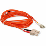 AddOn 221691-B21-AO 2m 221691-B21 Compatible LC (Male) to SC (Male) Orange OM1 Duplex Fiber OFNR (Riser-Rated) Patch Cable