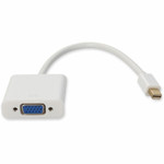AddOn MDISPLAYPORT2VGAW Mini-DisplayPort 1.1 Male to VGA Female White Adapter Which Supports Intel Thunderbolt For Resolution Up to 1920x1200 (WUXGA)