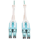 Tripp Lite N820-03M-T 10Gb Duplex Multimode 50/125 OM3 LSZH Fiber Patch Cable with Push/Pull Tab Connectors (LC/LC) Aqua 3M (10 ft.)