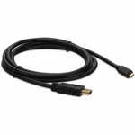 AddOn HDMI2MHDMI6-5PK 5PK 6ft HDMI 1.4 Male to Micro-HDMI 1.4 Male Black Cables For Resolution Up to 4096x2160 (DCI 4K)