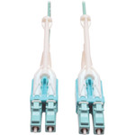 Tripp Lite N820-01M-T 10Gb Duplex Multimode 50/125 OM3 LSZH Fiber Patch Cable with Push/Pull Tab Connectors (LC/LC) Aqua 1M (3 ft.)