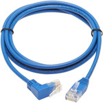 Tripp Lite N204-S05-BL-UP Up-Angle Cat6 Gigabit Molded Slim UTP Ethernet Cable (RJ45 Right-Angle Up M to RJ45 M) Blue 5 ft. (1.52 m)