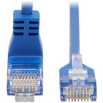Tripp Lite N204-S05-BL-UP Up-Angle Cat6 Gigabit Molded Slim UTP Ethernet Cable (RJ45 Right-Angle Up M to RJ45 M) Blue 5 ft. (1.52 m)