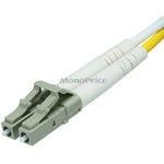 Monoprice 6390 10Gb Fiber Optic Cable, LC/SC, Multi Mode, Duplex - 1 Meter (50/125 Type) - Aqua