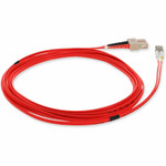 AddOn ADD-SC-LC-1M6MMF-RD 1m SC (Male) to LC (Male) Red OM1 Duplex Fiber OFNR (Riser-Rated) Patch Cable