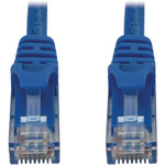 Tripp Lite N261-002-BL Cat6a 10G Snagless Molded UTP Ethernet Cable (RJ45 M/M), PoE, Blue, 2 ft. (0.6 m)