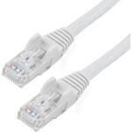 StarTech N6PATCH6INWH 6in CAT6 Ethernet Cable - White Snagless Gigabit - 100W PoE UTP 650MHz Category 6 Patch Cord UL Certified Wiring/TIA