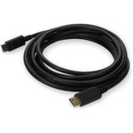 AddOn DP2DP14MM8K15 15ft DisplayPort Male 1.4 to DisplayPort 1.4 Male Black Adapter Cable