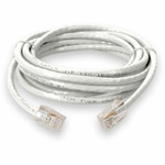 AddOn ADD-3FCAT6NB-WE 3ft RJ-45 (Male) to RJ-45 (Male) White Cat6 UTP PVC Copper Patch Cable