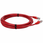 AddOn ADD-25FCAT5E-RD 25ft RJ-45 (Male) to RJ-45 (Male) Straight Red Cat5e UTP PVC Copper Patch Cable